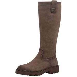 Tamaris Damen Langschaft-Stiefel Blockabsatz bequem; TAUPE, EU 39 Tamaris Damen Langschaft-Stiefel Blockabsatz bequem; TAUPE, EU 39