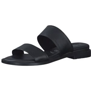 Tamaris Damen Mules Pantoletten Leder Blockabsatz Sommer; BLACK UNI/schwarz; 37 EU Tamaris Damen Mules Pantoletten Leder Blockabsatz Sommer; BLACK UNI/schwarz; 37 EU