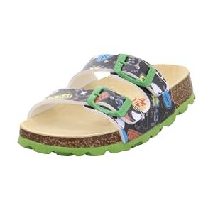 Superfit Jungen Fussbettpantoffel Hausschuh, Schwarz Mehrfarbig 0020, 25 EU Superfit Jungen Fussbettpantoffel Hausschuh, Schwarz Mehrfarbig 0020, 25 EU