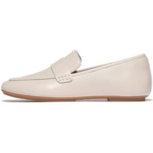 Fitflop Delicato Damen-Slipper aus weichem Leder, beige, 4 UK Narrow Fitflop Delicato Damen-Slipper aus weichem Leder, beige, 4 UK Narrow