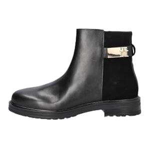 Tommy Hilfiger Damen Chelsea Boots aus Leder, Schwarz (Black), 36 Tommy Hilfiger Damen Chelsea Boots aus Leder, Schwarz (Black), 36