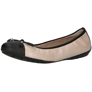 CAPRICE Damen Ballerinas aus Leder mit Lack, Beige (Beige Comb), 38 EU CAPRICE Damen Ballerinas aus Leder mit Lack, Beige (Beige Comb), 38 EU