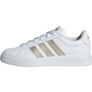 Adidas Damen Grand Court Base 3.0 Shoes, FTWR White/Cyber Met./FTWR White, 40 EU Adidas Damen Grand Court Base 3.0 Shoes, FTWR White/Cyber Met./FTWR White, 40 EU