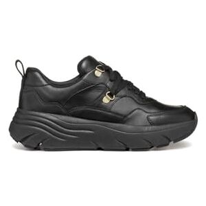 Geox Damen D DIAMANTA E Sneaker, Black, 40 EU Geox Damen D DIAMANTA E Sneaker, Black, 40 EU