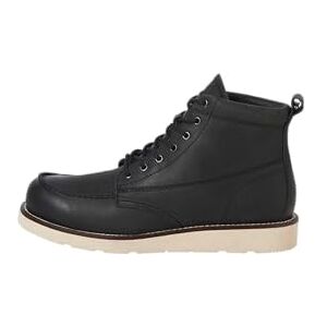 JACK & JONES Herren Jfwtoronto Leather Boot Styd Ln, Black, 43 EU JACK & JONES Herren Jfwtoronto Leather Boot Styd Ln, Black, 43 EU