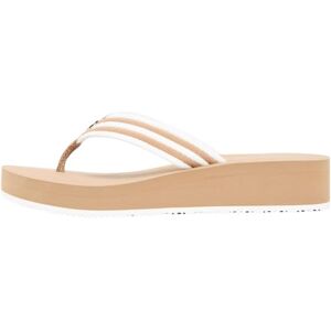 Tommy Hilfiger Damen Flip Flops Stripe Summer mit Gurtband-Riemen, Beige (Safari Canvas), 37 Tommy Hilfiger Damen Flip Flops Stripe Summer mit Gurtband-Riemen, Beige (Safari Canvas), 37