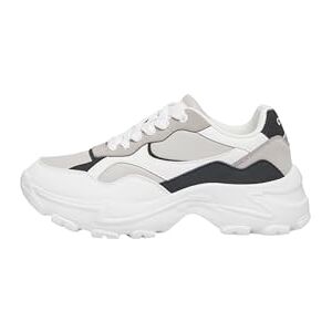 ONLY Damen Onlsally Chunky Sneaker, White, 37 EU ONLY Damen Onlsally Chunky Sneaker, White, 37 EU