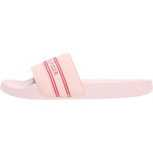 Tommy Hilfiger Damen Badeschuhe Webbing mit Logo, Rosa (Foggy Pink), 40 Tommy Hilfiger Damen Badeschuhe Webbing mit Logo, Rosa (Foggy Pink), 40