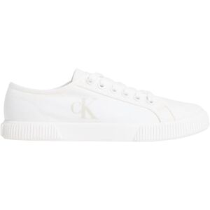 Calvin Damen Vulcanized Sneaker Essential Low Top, Weiß (Triple Bright White), 39 Calvin Damen Vulcanized Sneaker Essential Low Top, Weiß (Triple Bright White), 39