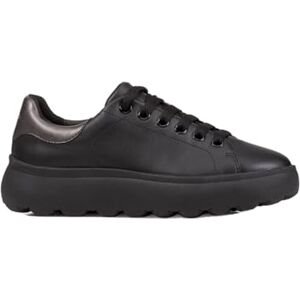 Geox Damen D SPHERICA EC4.1 D Sneaker, Black/Gun, 38 EU Geox Damen D SPHERICA EC4.1 D Sneaker, Black/Gun, 38 EU