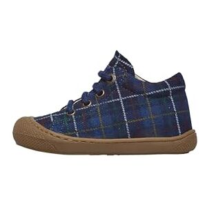 Naturino Lauflernschuhe aus Veloursleder mit Karomuster, Marineblau 24 Naturino Lauflernschuhe aus Veloursleder mit Karomuster, Marineblau 24