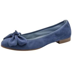 Tamaris Damen Ballerina Leder flach, blau, 39 EU Tamaris Damen Ballerina Leder flach, blau, 39 EU