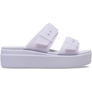 Crocs Herren Brooklyn BuckleFrostedLowWedge Sandalen, Purple Moon, 39/40 EU Crocs Herren Brooklyn BuckleFrostedLowWedge Sandalen, Purple Moon, 39/40 EU
