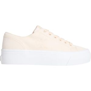 Calvin Damen Vulcanized Sneaker Flatform Low Top, Elfenbein (Light Cashew), 38 Calvin Damen Vulcanized Sneaker Flatform Low Top, Elfenbein (Light Cashew), 38