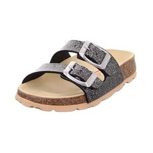Superfit Fussbettpantoffel Hausschuhe 0-800111 Pantoffeln Schwarz Silber 010033 EU Mädchen Superfit Fussbettpantoffel Hausschuhe 0-800111 Pantoffeln Schwarz Silber 010033 EU Mädchen