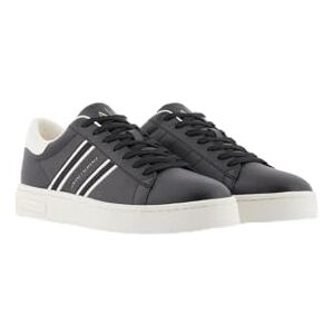 Giorgio Armani Male London, Side Stripes, Color Contrast, Sneaker,Black,12 Giorgio Armani Male London, Side Stripes, Color Contrast, Sneaker,Black,12