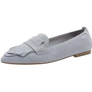 Tamaris Damen Loafer flach Leder, blau, 40 EU Tamaris Damen Loafer flach Leder, blau, 40 EU