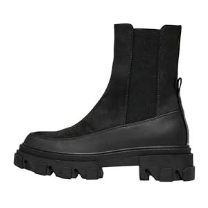 ONLY SHOES Damen ONLTOLA-1 Nubuck PU Chunky Boot-NOOS Stiefelette, Black, 41 EU, Schwarz ONLY SHOES Damen ONLTOLA-1 Nubuck PU Chunky Boot-NOOS Stiefelette, Black, 41 EU, Schwarz