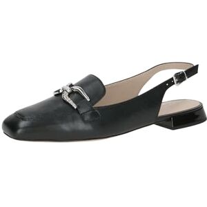CAPRICE Damen Slingback-Loafer aus Leder Elegant, Schwarz (Black Nappa), 37 EU CAPRICE Damen Slingback-Loafer aus Leder Elegant, Schwarz (Black Nappa), 37 EU