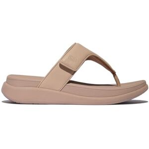 Fitflop Damen F-mode Go Adjustable Flatform Toe-post Sandale, Beige, 41 EU Fitflop Damen F-mode Go Adjustable Flatform Toe-post Sandale, Beige, 41 EU