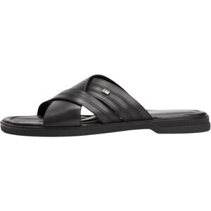 Tommy Hilfiger Herren Sandalen Premium Sandal aus Leder, Schwarz (Black), 40 Tommy Hilfiger Herren Sandalen Premium Sandal aus Leder, Schwarz (Black), 40