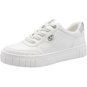 MARCO TOZZI Damen Sneaker weiches Feel Me Wechselfußbett weiches Innenfutter Modisch, weiß (White Comb), 36 EU MARCO TOZZI Damen Sneaker weiches Feel Me Wechselfußbett weiches Innenfutter Modisch, weiß (White Comb), 36 EU