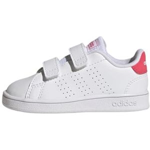 Adidas Unisex Baby Advantage Lifestyle Court Two Hook-and-Loop Shoes, Cloud White / Real Pink / Core Black, 23 EU Adidas Unisex Baby Advantage Lifestyle Court Two Hook-and-Loop Shoes, Cloud White / Real Pink / Core Black, 23 EU