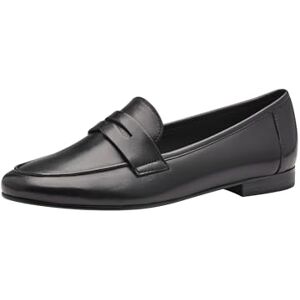 MARCO TOZZI Damen Slipper aus Leder mit Blockabsatz, Schwarz (Black), 36 EU MARCO TOZZI Damen Slipper aus Leder mit Blockabsatz, Schwarz (Black), 36 EU