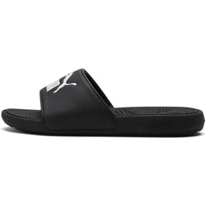 Puma COOL CAT 2.0 PS, Unisex Schiebe-Sandalen, BLACK- WHITE, Puma COOL CAT 2.0 PS, Unisex Schiebe-Sandalen, BLACK- WHITE,