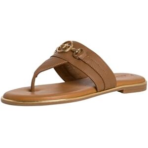 Tamaris Damen Mules Zehentrenner Leder Blockabsatz Sommer; COGNAC/braun; 38 EU Tamaris Damen Mules Zehentrenner Leder Blockabsatz Sommer; COGNAC/braun; 38 EU