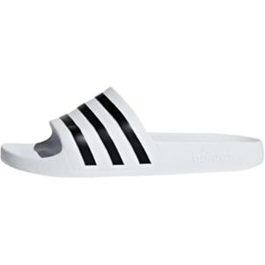 Adidas Unisex Adilette Aqua Slides, Cloud White / Core Black / Cloud White, 48.5 EU Adidas Unisex Adilette Aqua Slides, Cloud White / Core Black / Cloud White, 48.5 EU