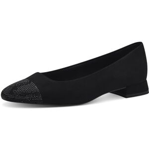 MARCO TOZZI Damen Ballerinas mit Glitzer Vegan, Schwarz (Schwarz), 38 EU MARCO TOZZI Damen Ballerinas mit Glitzer Vegan, Schwarz (Schwarz), 38 EU
