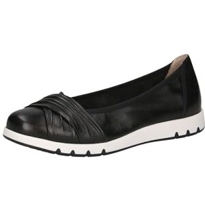 CAPRICE Comfort Damen Ballerinas aus Leder Bequem, Schwarz (Black Nappa), 37 EU CAPRICE Comfort Damen Ballerinas aus Leder Bequem, Schwarz (Black Nappa), 37 EU