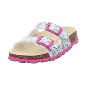 Superfit Mädchen Fussbettpantoffel Hausschuh, Grau Mehrfarbig 2510, 24 EU Superfit Mädchen Fussbettpantoffel Hausschuh, Grau Mehrfarbig 2510, 24 EU