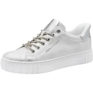MARCO TOZZI Damen Sneaker weiches Feel Me Wechselfußbett weiches Innenfutter Modern, metallic (Silver Comb), 41 EU MARCO TOZZI Damen Sneaker weiches Feel Me Wechselfußbett weiches Innenfutter Modern, metallic (Silver Comb), 41 EU