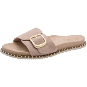 Tamaris Comfort Damen Mule Flat MultiAdjustable BEIGE Suede 39 Tamaris Comfort Damen Mule Flat MultiAdjustable BEIGE Suede 39