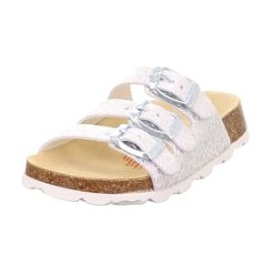 Superfit Mädchen Fussbettpantoffel Hausschuh, Weiß 1030, 25 EU Superfit Mädchen Fussbettpantoffel Hausschuh, Weiß 1030, 25 EU