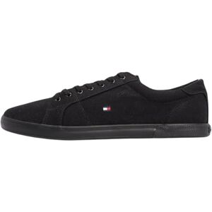 Tommy Hilfiger Herren Vulcanized Sneaker Schuhe, Schwarz (Black/Black), 43 Tommy Hilfiger Herren Vulcanized Sneaker Schuhe, Schwarz (Black/Black), 43