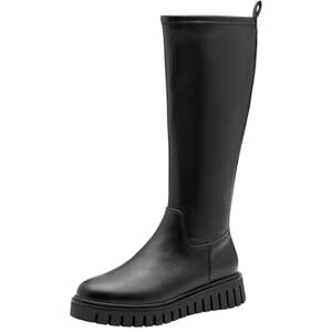 MARCO TOZZI Damen Stiefel mit Reißverschluss Plateau, Schwarz (Black), 40 EU MARCO TOZZI Damen Stiefel mit Reißverschluss Plateau, Schwarz (Black), 40 EU