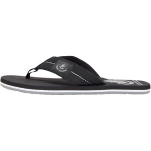 Tommy Hilfiger Herren Flip Flops Patch mit Gurtband-Riemen, Schwarz (Black), 45 Tommy Hilfiger Herren Flip Flops Patch mit Gurtband-Riemen, Schwarz (Black), 45