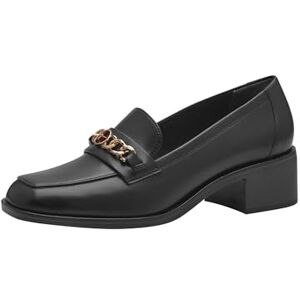 Tamaris Damen Trotteur Leder bequem; Black, EU 39 Tamaris Damen Trotteur Leder bequem; Black, EU 39