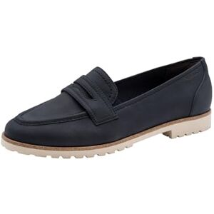 Tamaris Damen Loafer flach, blau, 39 EU Tamaris Damen Loafer flach, blau, 39 EU