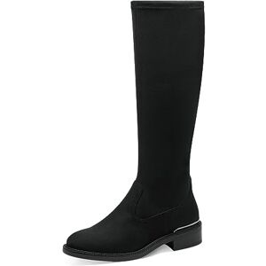 Tamaris Damen Langschaft-Stiefel Vegan Blockabsatz; BLACK/schwarz; 37 EU Tamaris Damen Langschaft-Stiefel Vegan Blockabsatz; BLACK/schwarz; 37 EU