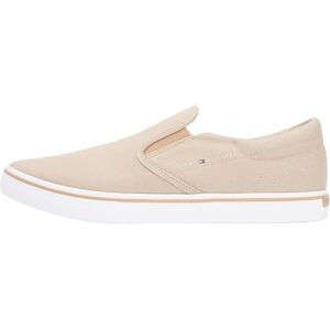 Tommy Hilfiger Herren Vulcanized Sneaker Core Slip On ohne Schnüren, Beige (Sandalwood), 40 Tommy Hilfiger Herren Vulcanized Sneaker Core Slip On ohne Schnüren, Beige (Sandalwood), 40