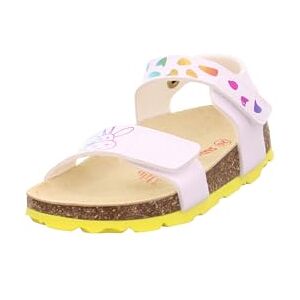Superfit Mädchen Fussbettpantoffel Sandale, Weiß Mehrfarbig 1020, 37 EU Weit Superfit Mädchen Fussbettpantoffel Sandale, Weiß Mehrfarbig 1020, 37 EU Weit