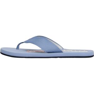 Tommy Hilfiger Herren Flip Flops Corporate Beach Sandal Breiter Zehenriemen, Blau (Brisk Blue), 43 Tommy Hilfiger Herren Flip Flops Corporate Beach Sandal Breiter Zehenriemen, Blau (Brisk Blue), 43