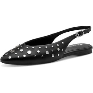 Tamaris Damen Sling Pump flach, schwarz, 37 EU Tamaris Damen Sling Pump flach, schwarz, 37 EU