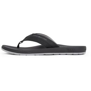 Tommy Hilfiger Herren Flip Flops Molded Beach Sandal mit Logo, Schwarz (Black), 41 Tommy Hilfiger Herren Flip Flops Molded Beach Sandal mit Logo, Schwarz (Black), 41