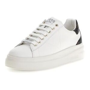 Guess Damen Elbina Sneaker, White Brown, 40 EU Guess Damen Elbina Sneaker, White Brown, 40 EU