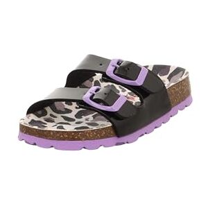 Superfit Mädchen FUSSBETTPANTOFFEL Hausschuhe, SCHWARZ/LILA 0040 Superfit Mädchen FUSSBETTPANTOFFEL Hausschuhe, SCHWARZ/LILA 0040